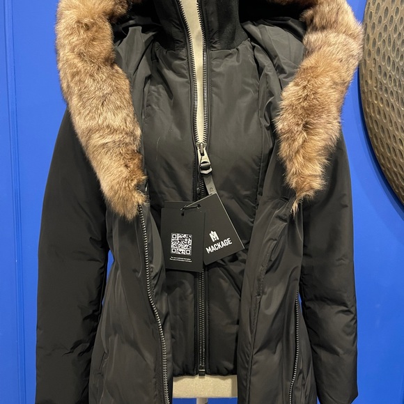 - MACKAGE black ADALI coat - Picture 5 of 6